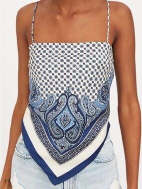 Zara Scarf Top Size XS-S